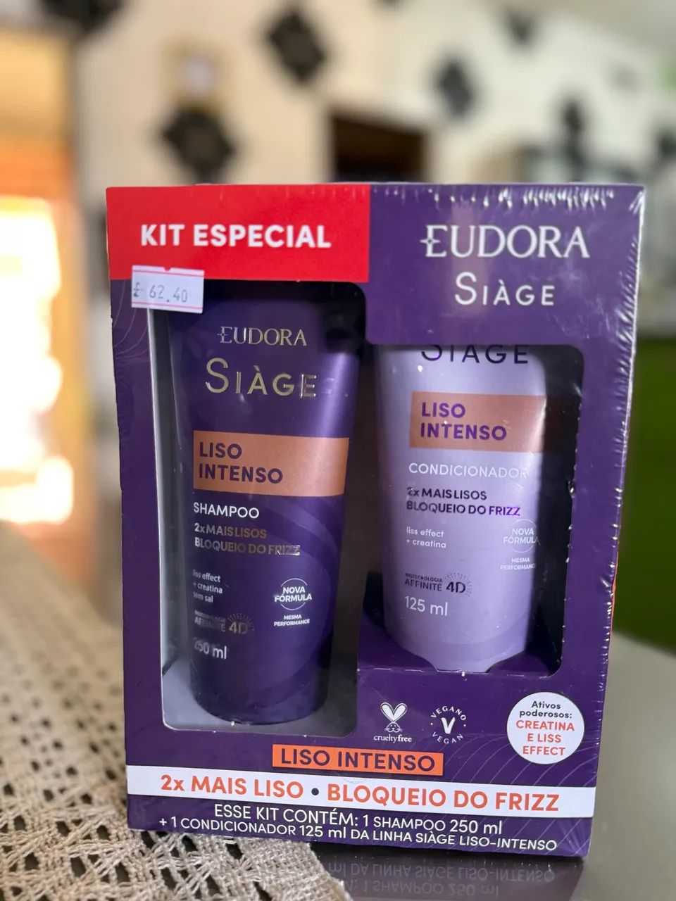 Kit eudora shampoo + condicionador 