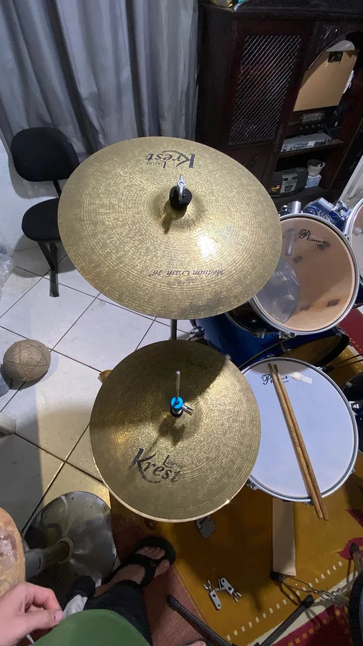 Bateria acústica  - Foto 5