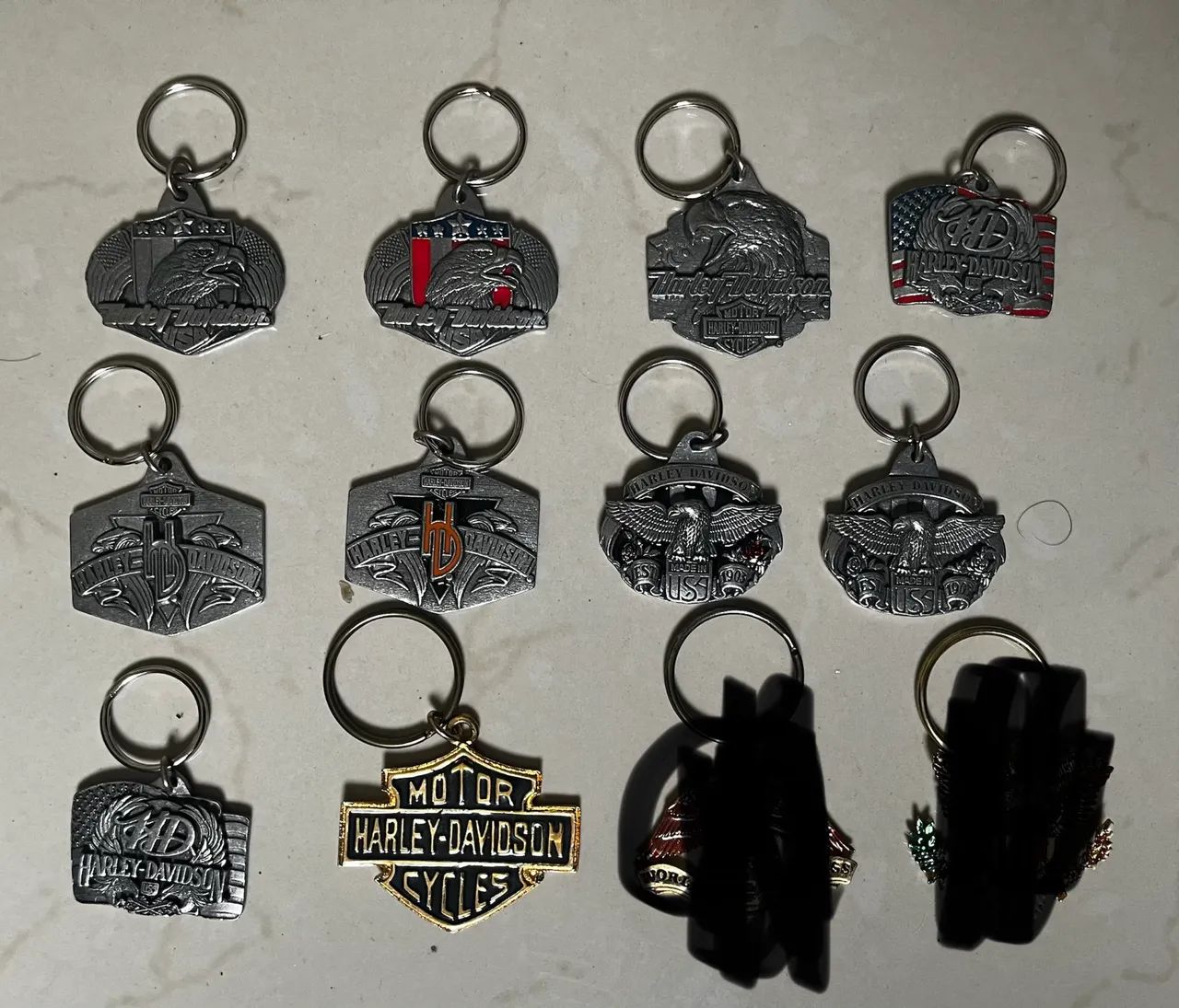 Chaveiros Harley Davidson originais raros - Foto 2