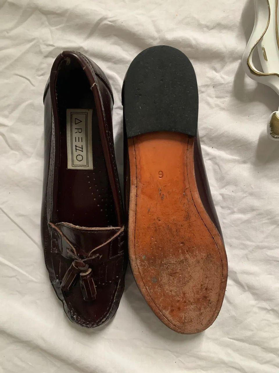 Mocassim Arezzo em vinho vintage  - Foto 3