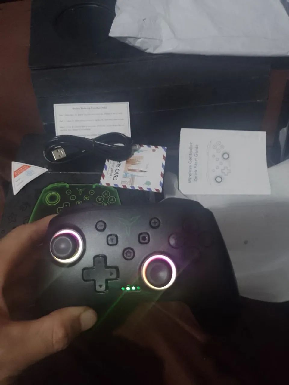 Controle macroglow Nintendo switch,Pc,Ios e Android 