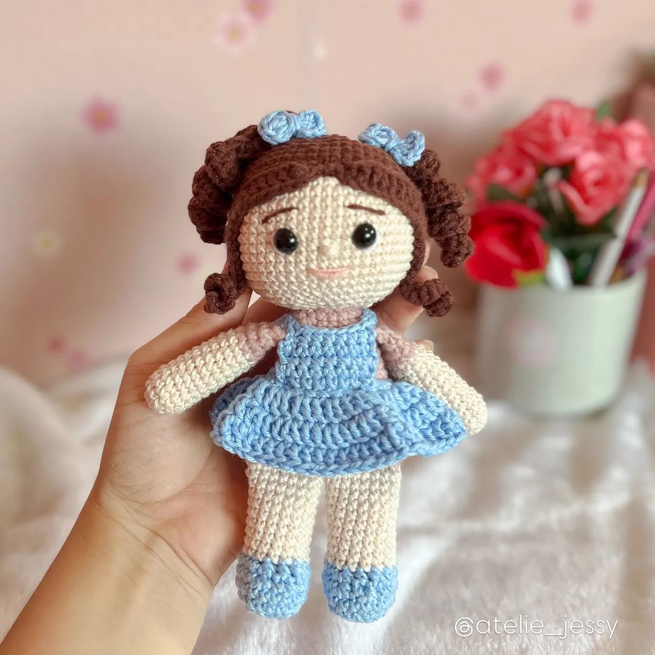 Boneca Amigurumi (crochê) - Foto 3