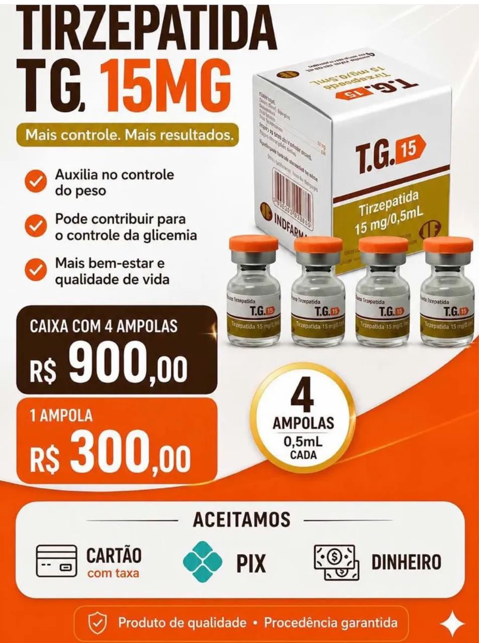Produto de qualidade comprovada