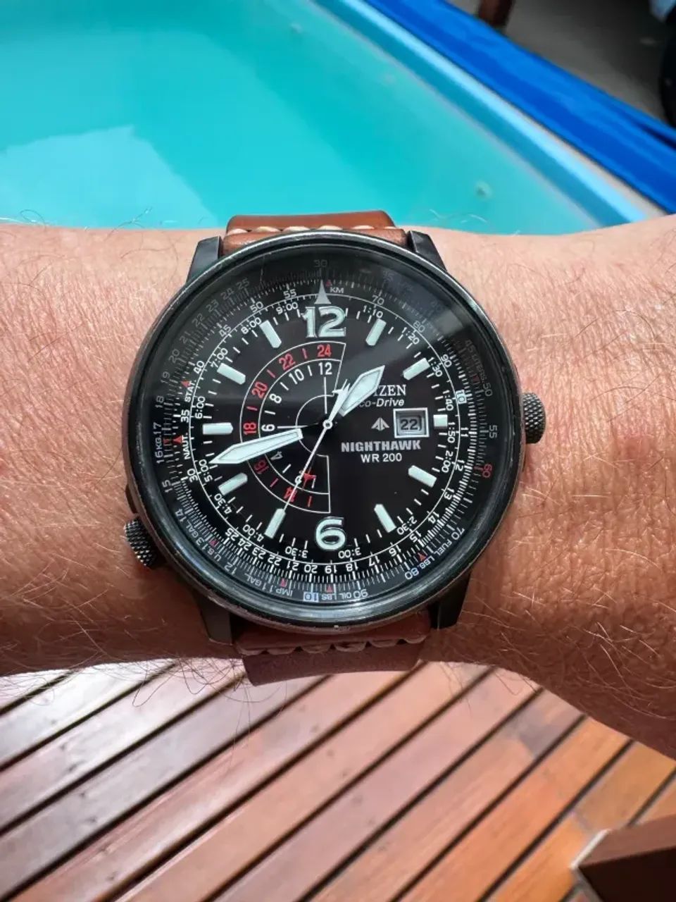 Relógio Citizen Nighthawk Eco-Drive 