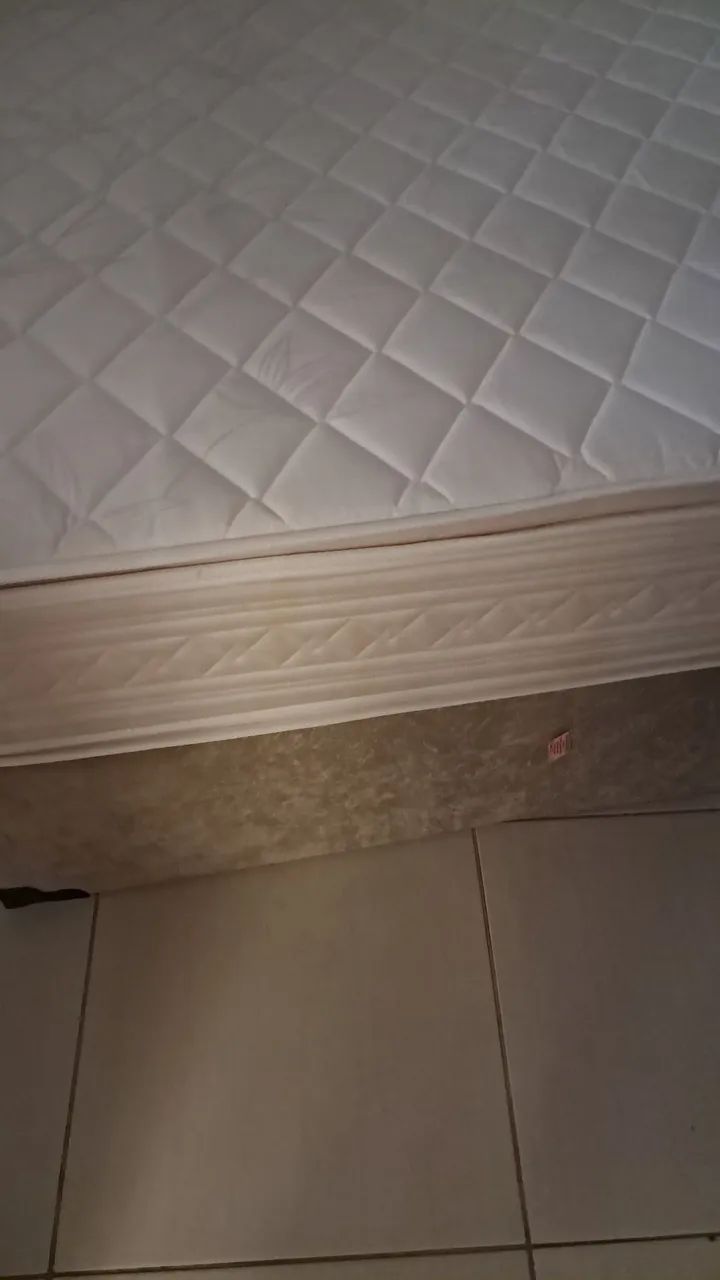 Ótimo COLCHÃO ORTOPÉDICO CASAL COM BOX