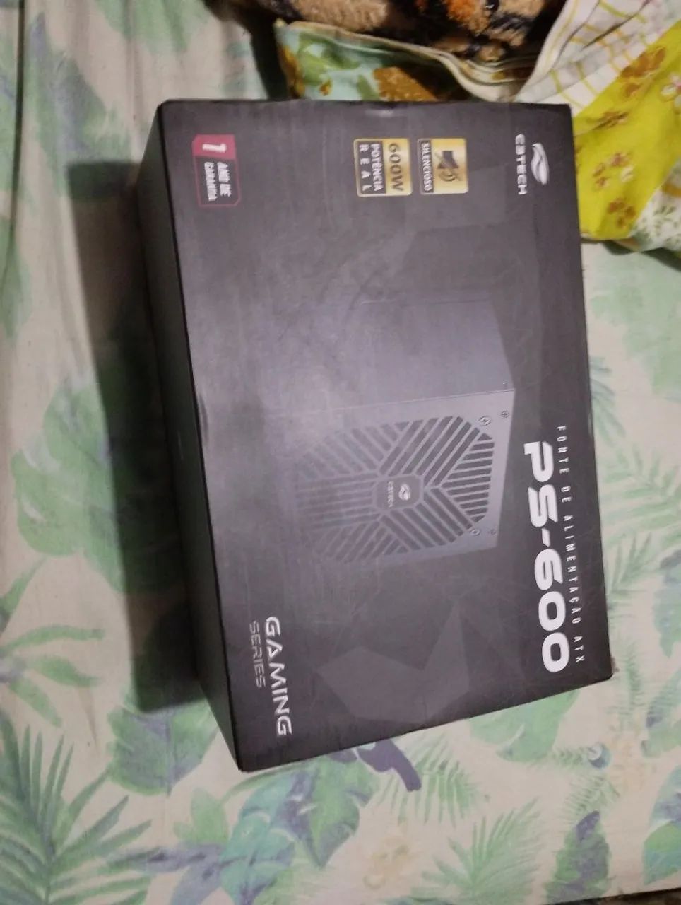 Fonte de alimentação ATX C3TECH 600W 80 plus 