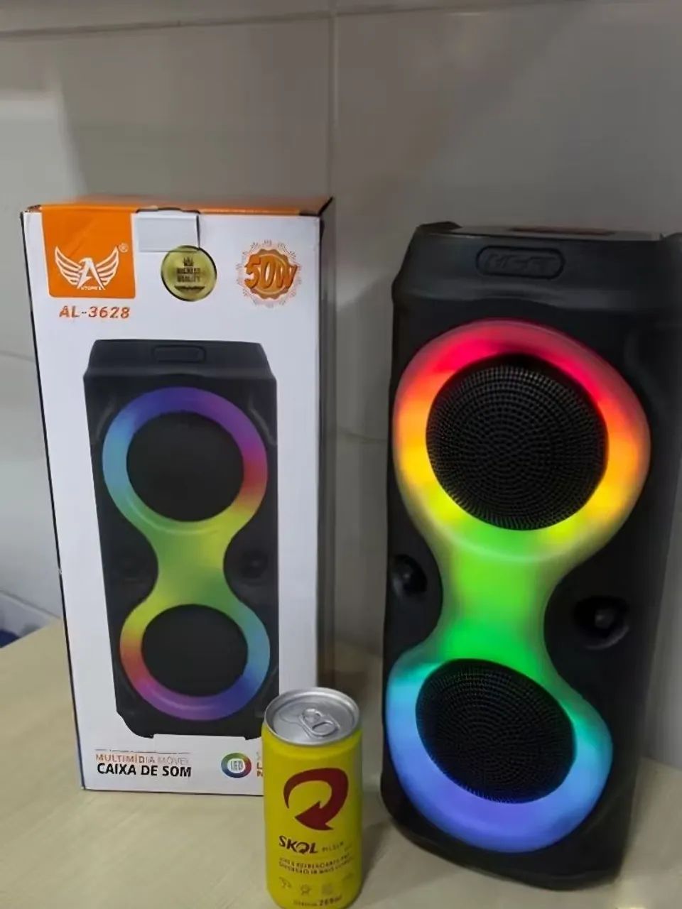 Caixa de som NOVA RGB bluetooth - Foto 2