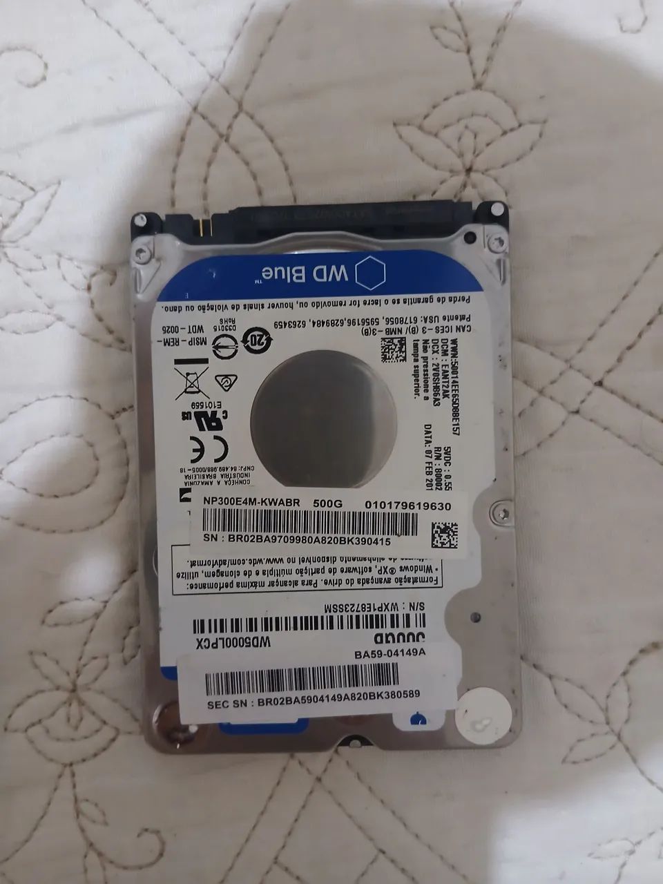 HD de notebook 