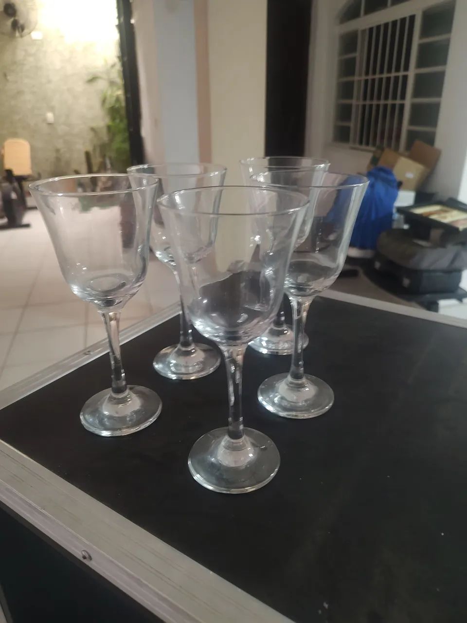 Kit com 5 taças de vinho branco - Foto 4
