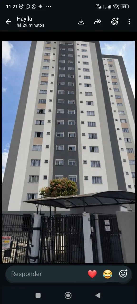 Apartamento a venda no Boa esperança 2/quartos.