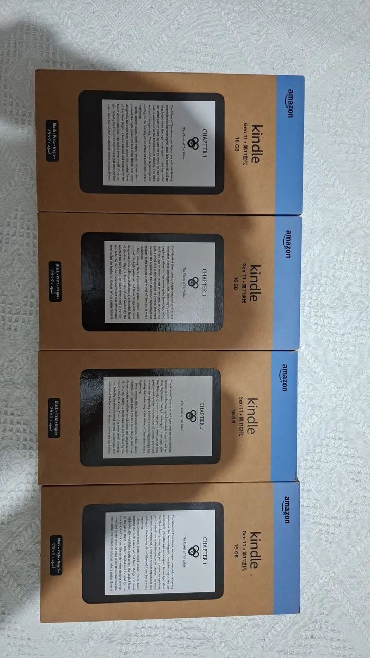Kindle 16 GB Amazon Novo na caixa  - Foto 4