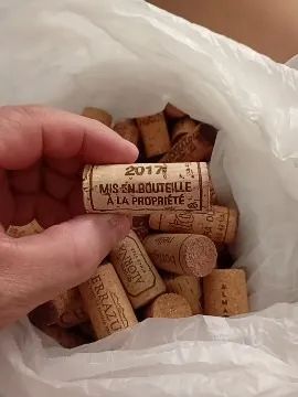 Rolha de cortiço de vinho