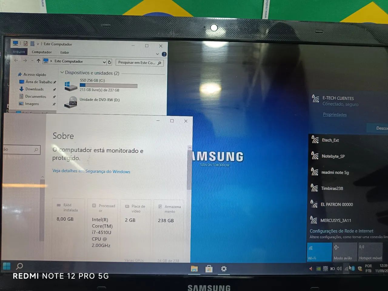 Notebook( i7 4g°)8gb SSD 256 NVidia 710m 2gb dedicado - Foto 2
