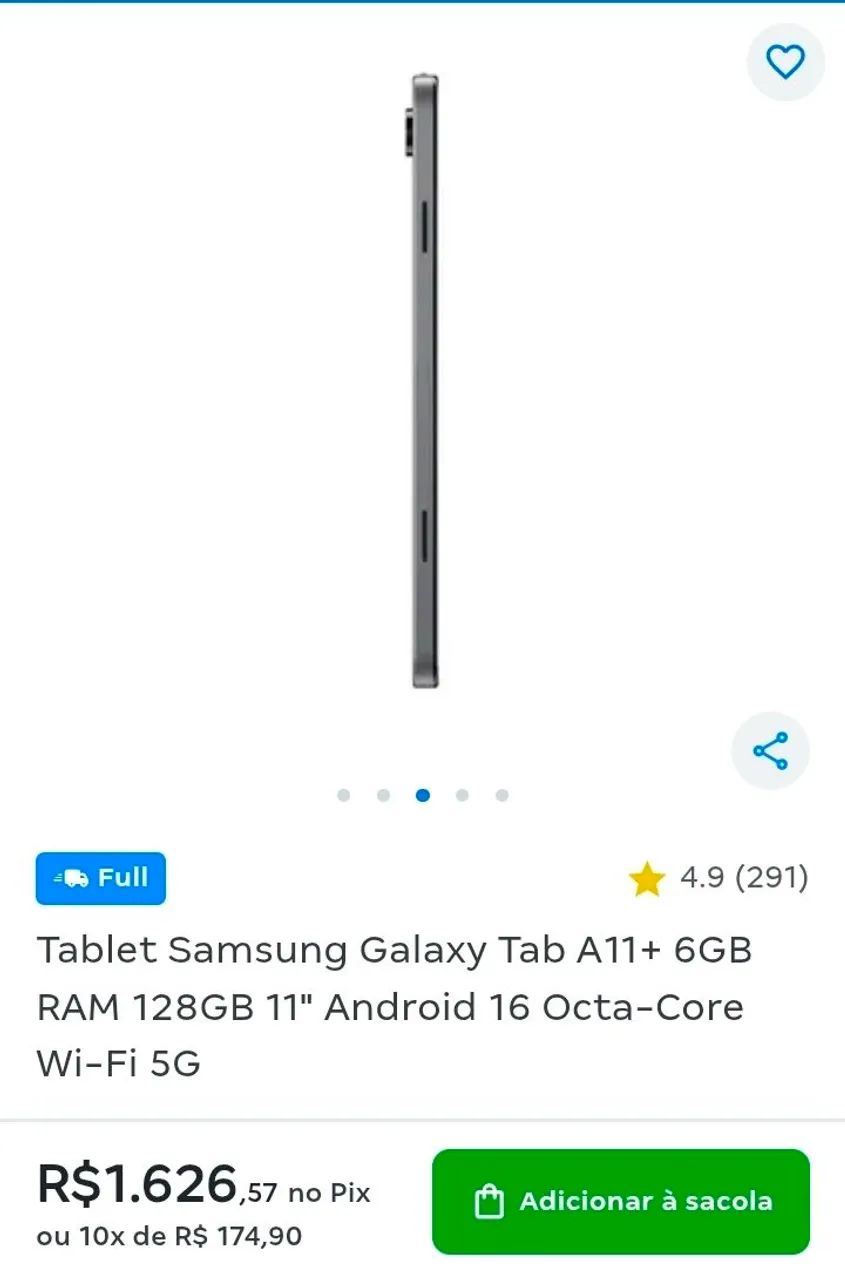 Tablet Samsung A11+  - Foto 2