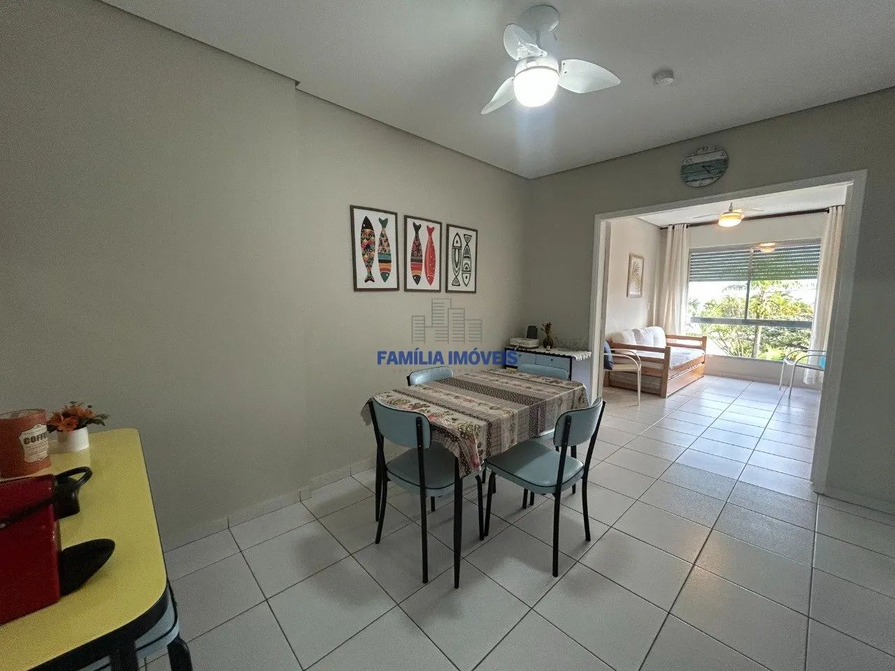 Apartamento 1 quarto mobiliado vista mar Aparecida Santos - Foto 2