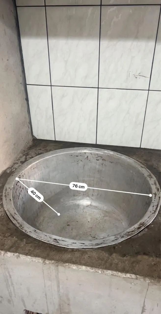 Tacho 180 litros em Alumínio Fundido