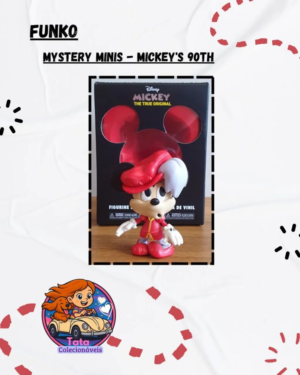 Funko! Mystery Minis Box - Mickey The True Original - 90th Years  - Foto 3