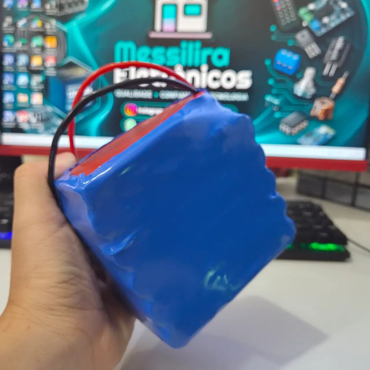 Bateria de lítio 12v 20Ah - Foto 4
