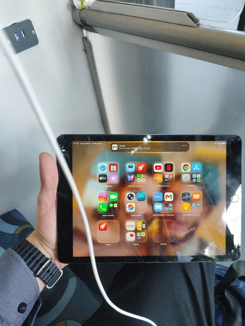 Tablet Iped 9 geração acompanha caneta e teclado  - Foto 3