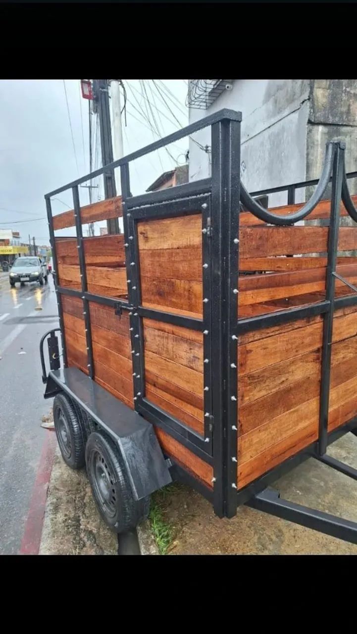 Reboques e Carrocinhas Reforçadas - Direto da Fábrica (Pronta para sua fazenda) - Foto 3