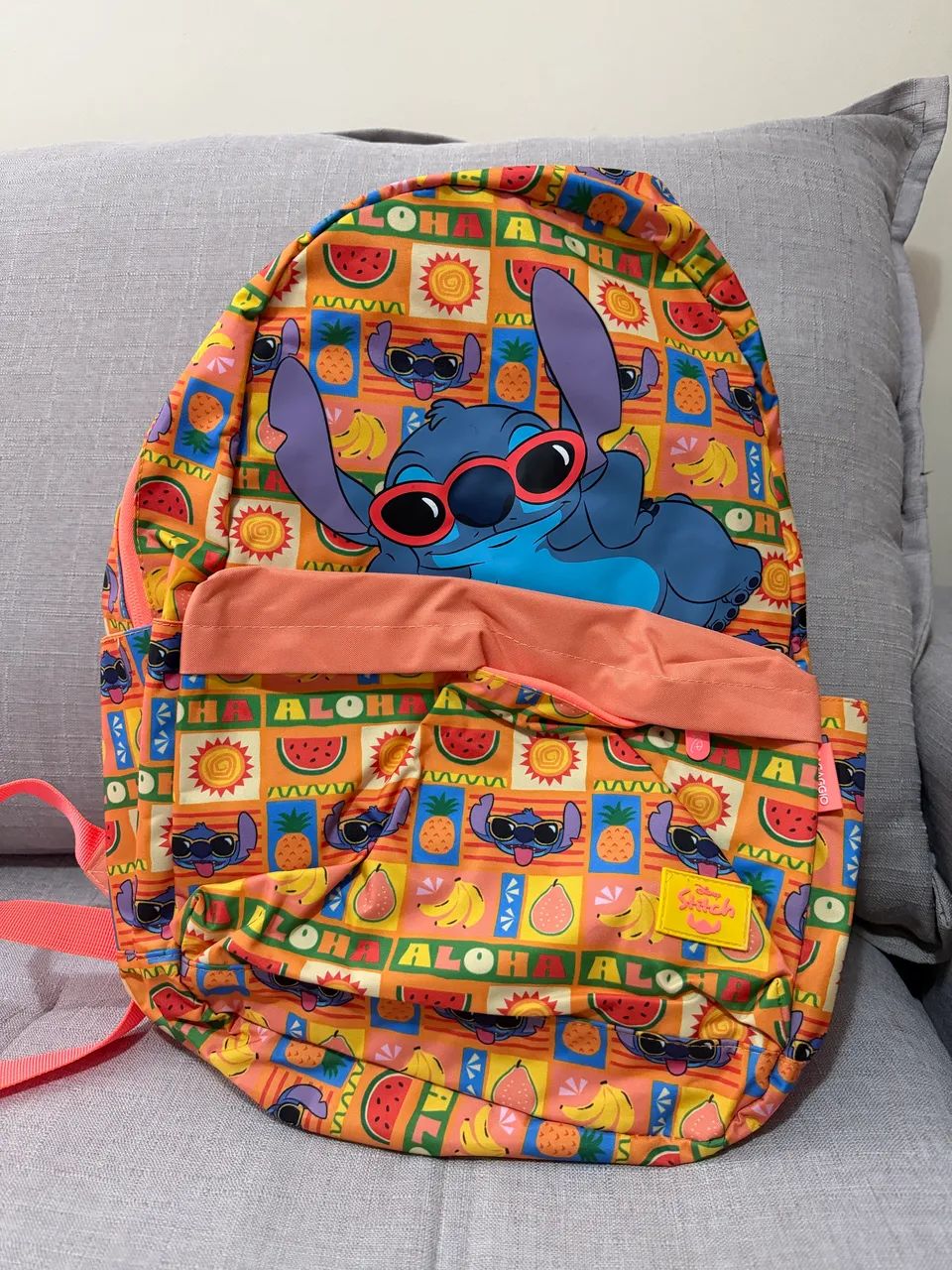 Mochila e lancheira do Stitch Baggagio 