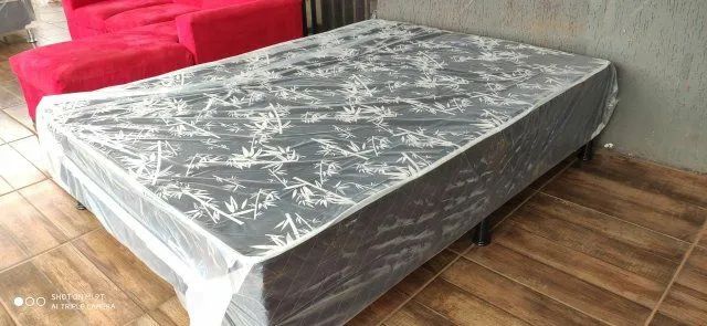 CAMA BOX CONJUGADA DE CASAL/ NOVA/ ENTREGA GRÁTIS - Foto 4