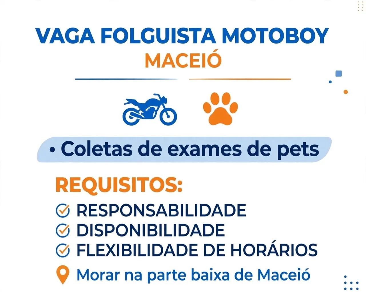 vaga para folguista 