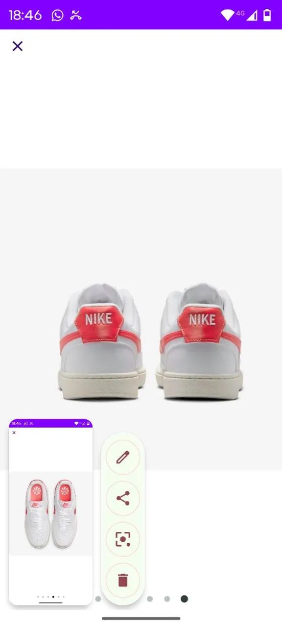 tênis feminino Nike n.36 - Foto 3