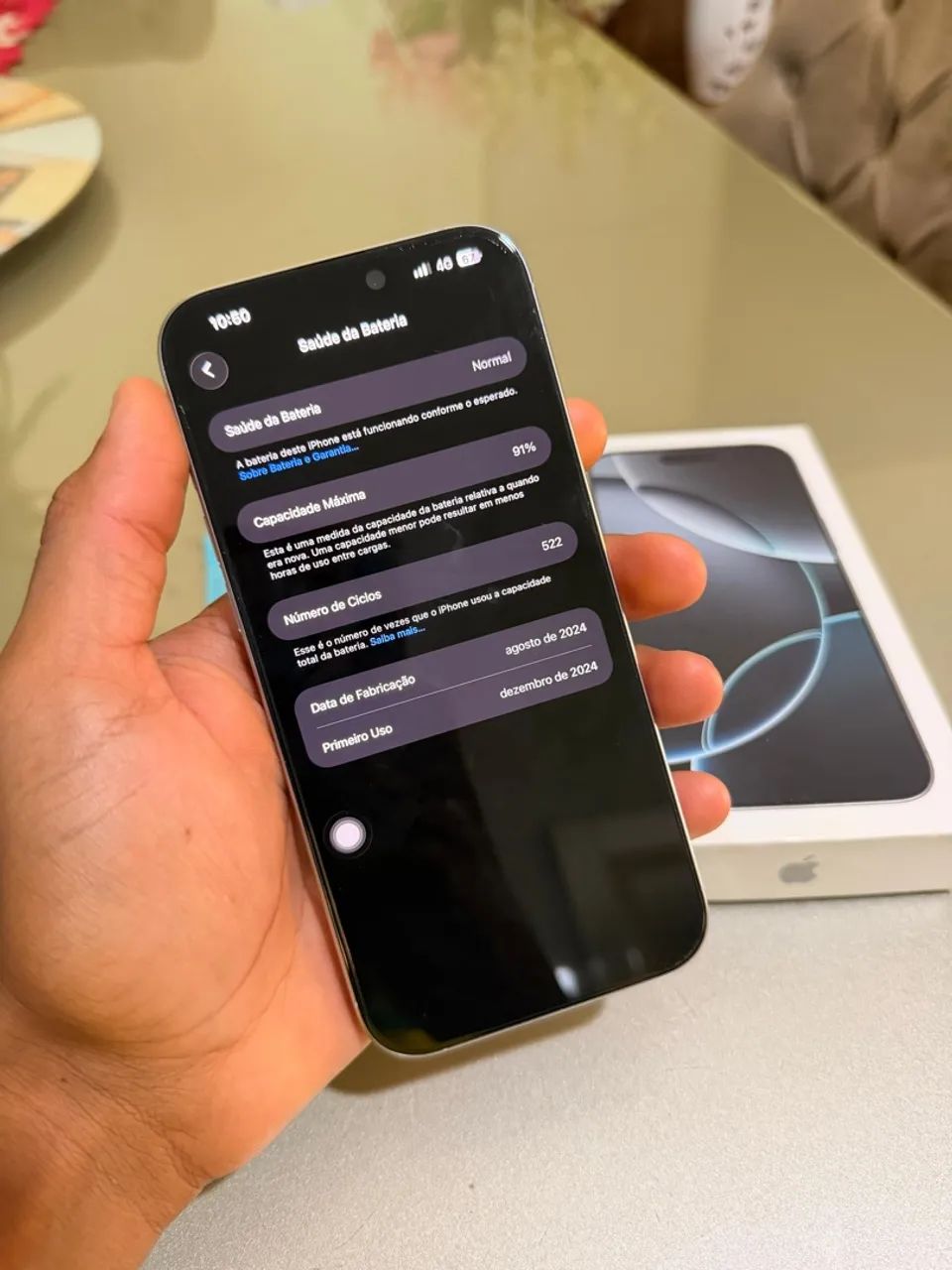 iPhone 16 pro max 256 único dono!