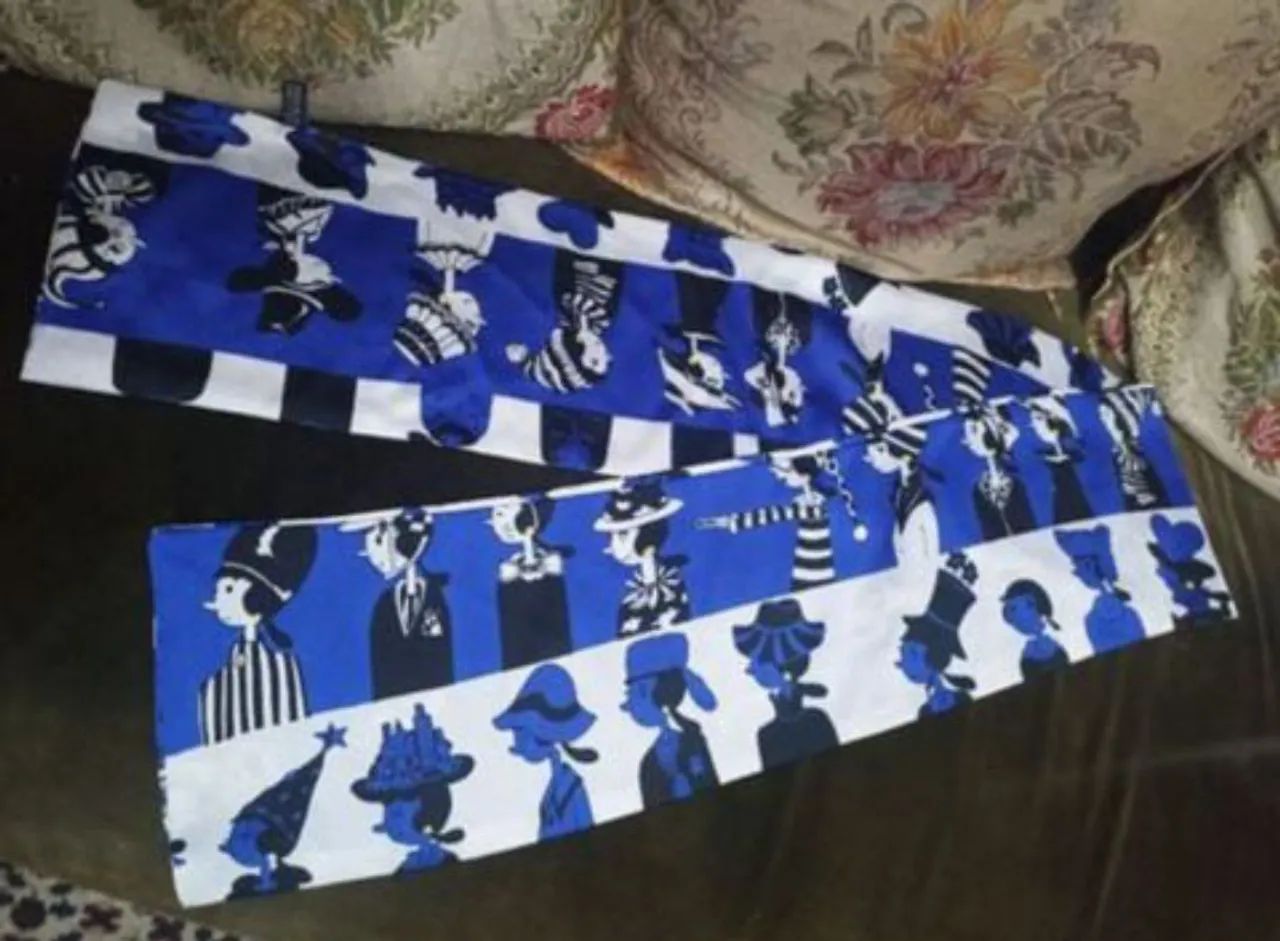 Lenço Olivia palito azul  - Foto 3