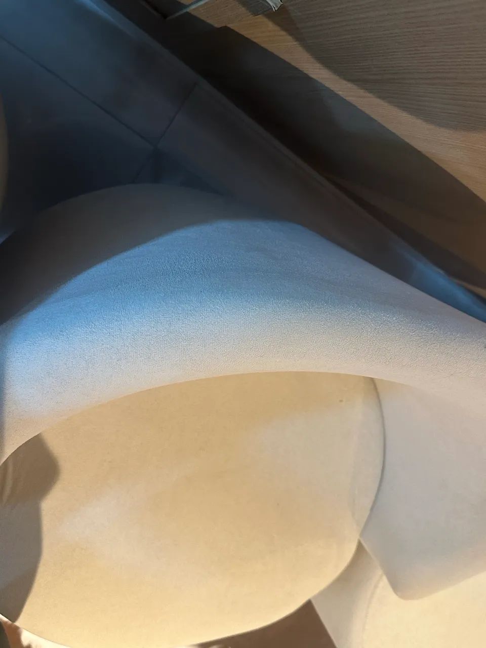 Sofá curvo 1 lugar feijão forma orgânica bouclé - Foto 3