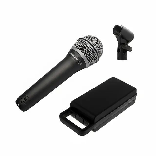 Microfone Dinâmico Supercardioide Neodímio Samson Q7 Preto - Foto 3