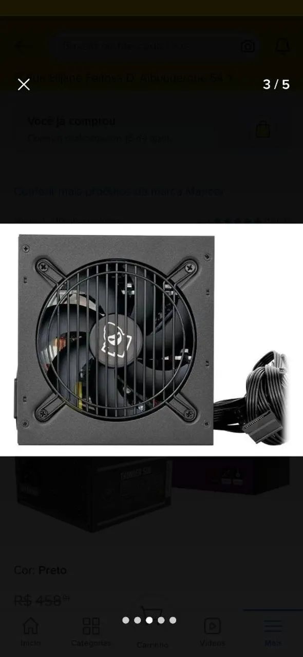 Fonte Mancer Thunder 500w 80 Plus Bronze MCR-THR - Foto 2