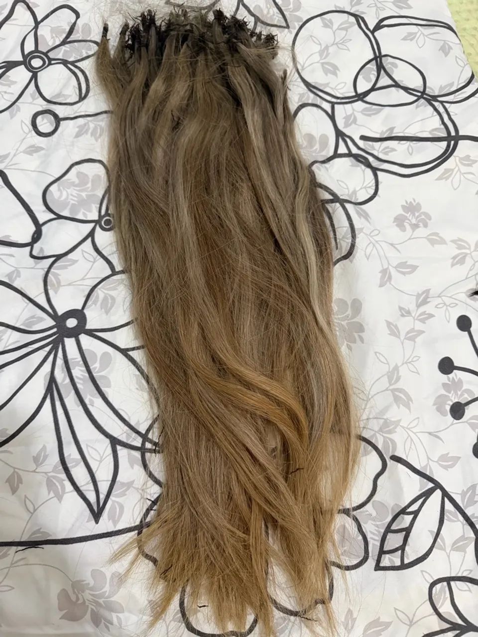 Cabelo loiro liso humano 200g - Foto 2