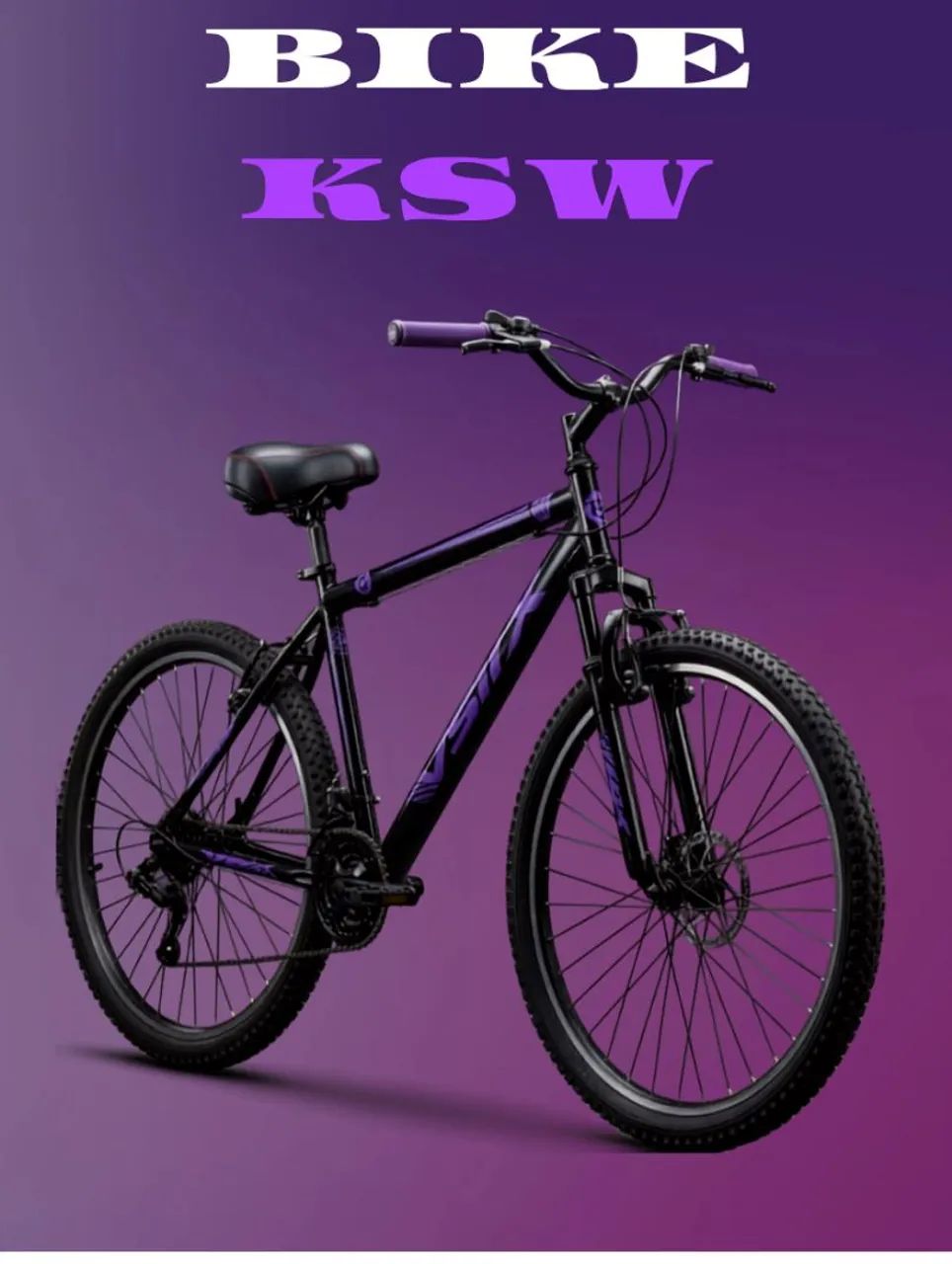 Bicicleta ksw aro 26