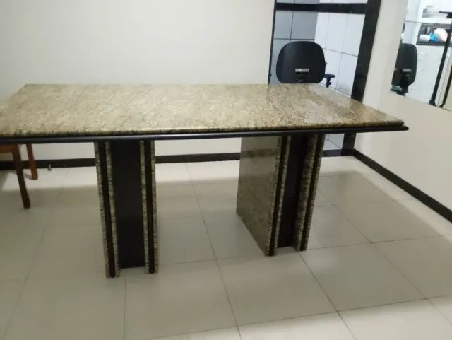 Double bed frame, Granite table, Three-seater sofa65704323623169122