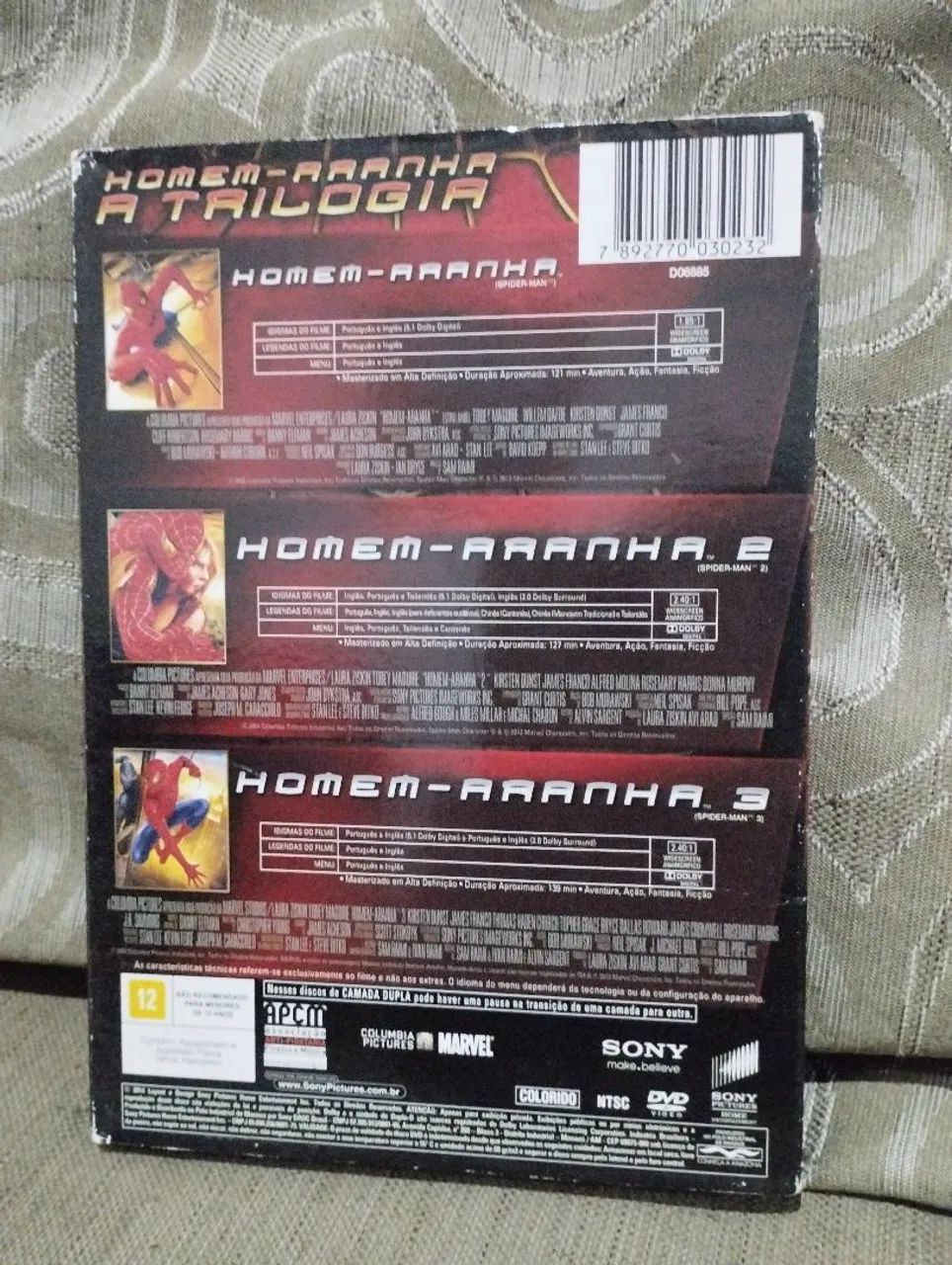 Trilogia Homem Aranha DVD  - Foto 2