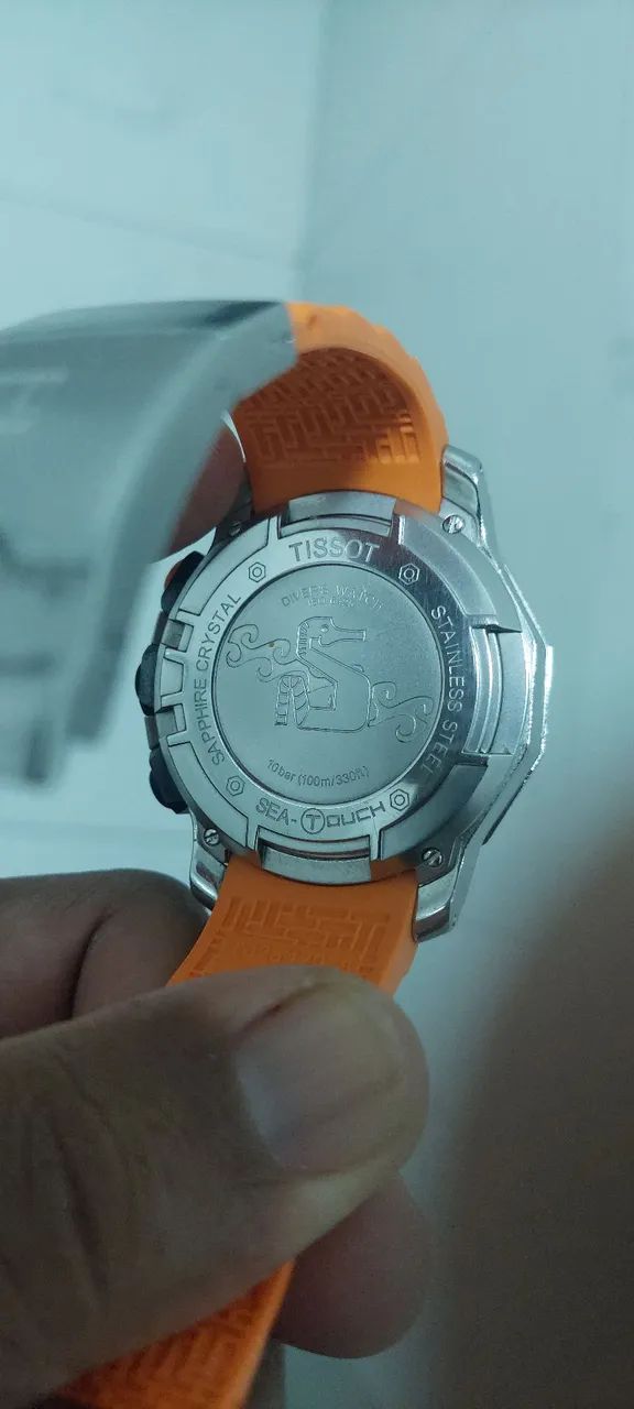 Tissot touch sea touch Orange  - Foto 3