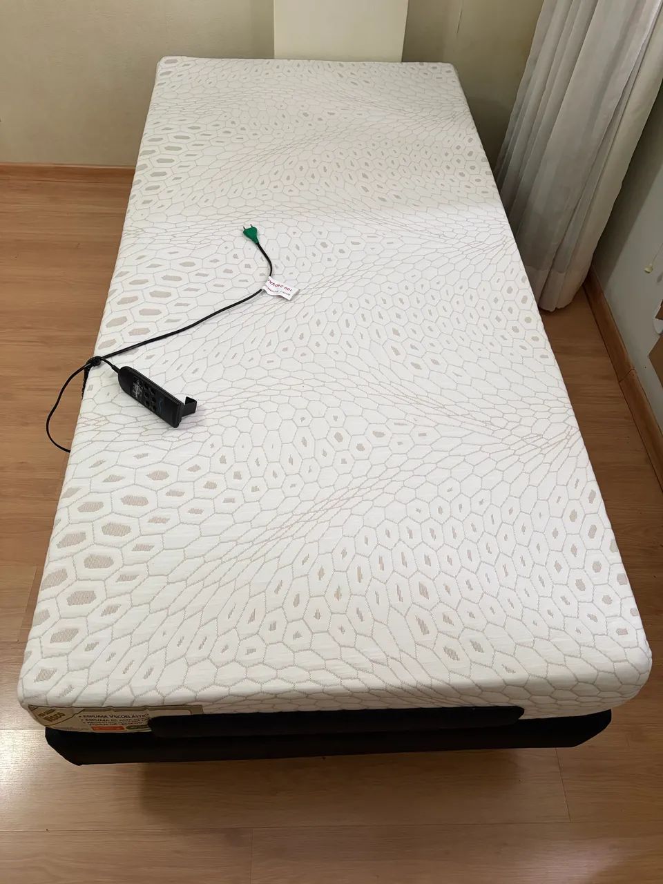 Base articulada + colchão pró saude visco Ortobom