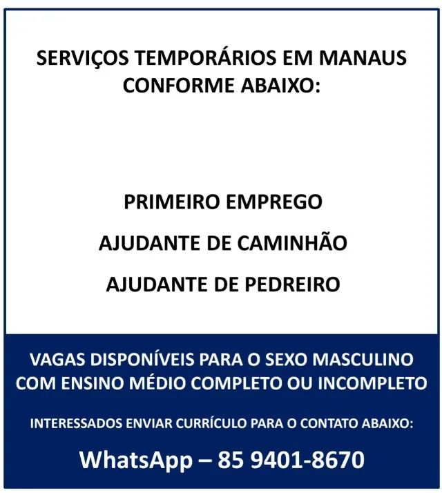 Serviços Temporários