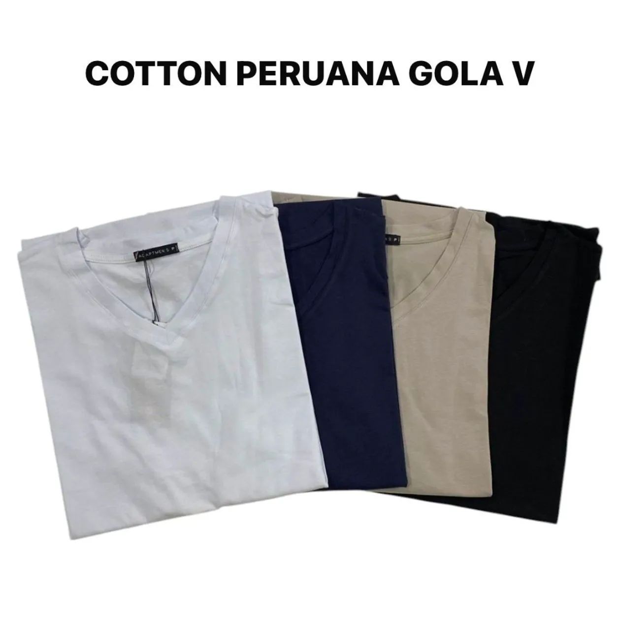 Camisa Cotton Peruana Gola V - Foto 2