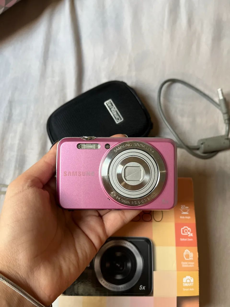 Câmera Digital Samsung ES80 Rosa ? - Foto 2