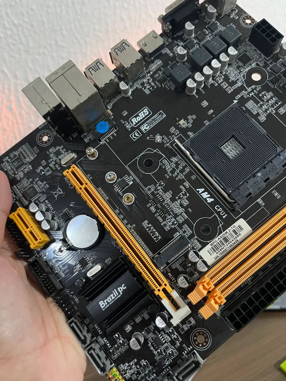 Placa mãe A520 - AM4 - Aceito cartão e Entrego - Foto 2