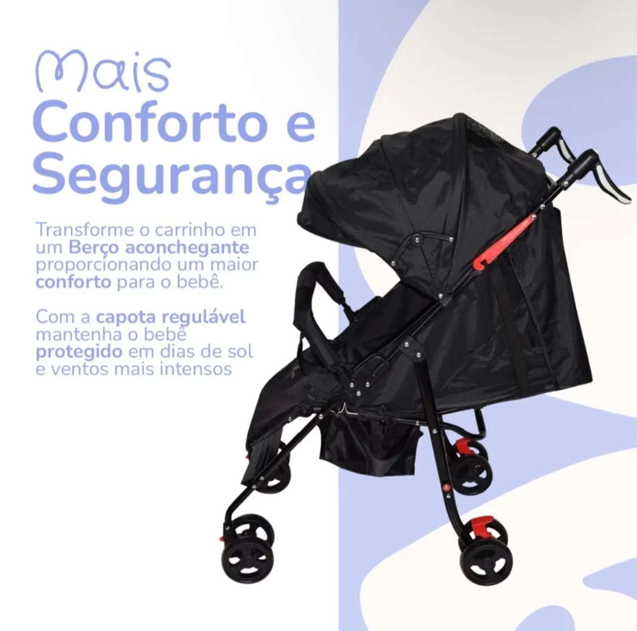 Carrinho de bebê.  - Foto 2
