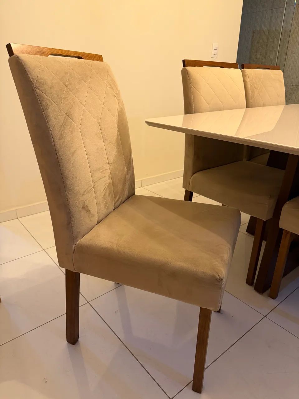 Mesa de jantar 6 lugares cadeiras  - Foto 5