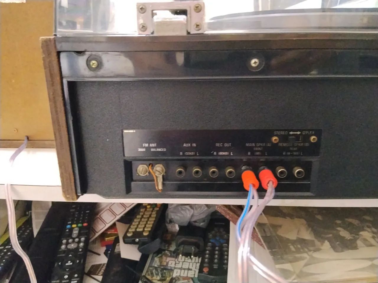 Aparelho de som National Panasonic com as 2 caixas originais TD