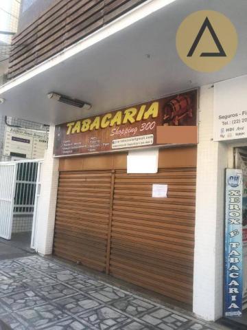 Loja para alugar, 102 m² por r$ 3.200,00/mês - centro - macaé/rj