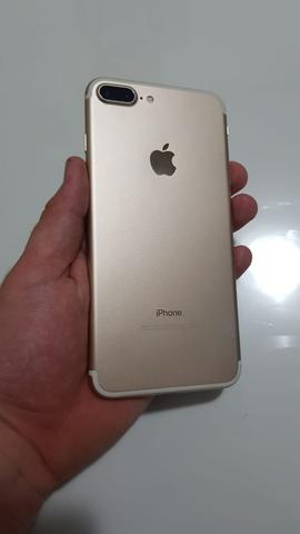 Iphone 7 plus 32gb gold impecavel