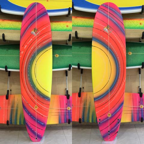 Pranchas Funboards Personalizadas de 7.0 a 7.6 Fun com Kit de Quilhas e Pintura - Foto 6
