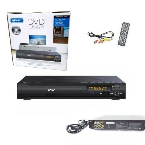 Aparelho DVD Player Rca 2.0 Canais USB Mp3 Cd Ripping Karaoke Knup Preto KP-D103 Bivolt - Foto 2